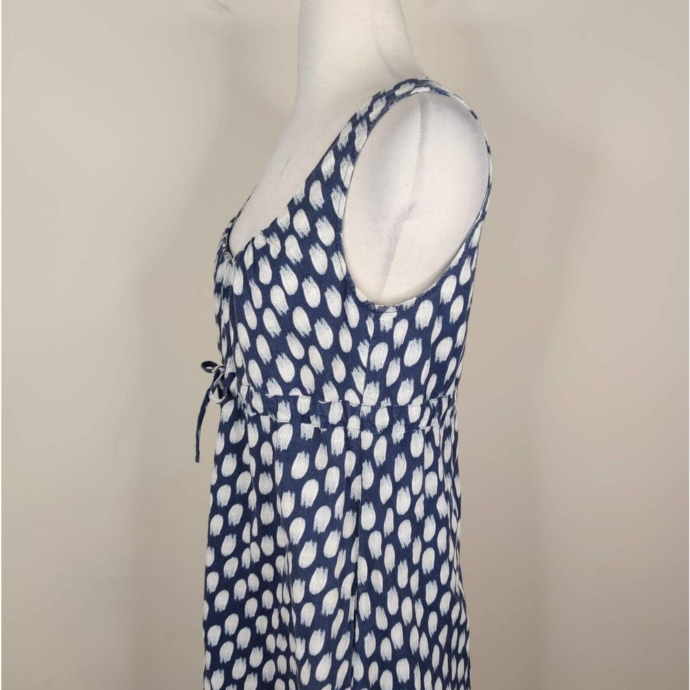 Patagonia Polka Dot Sleeveless Dress - Blue and White - Picture 5 of 9